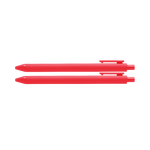 Neon coral jotter pens