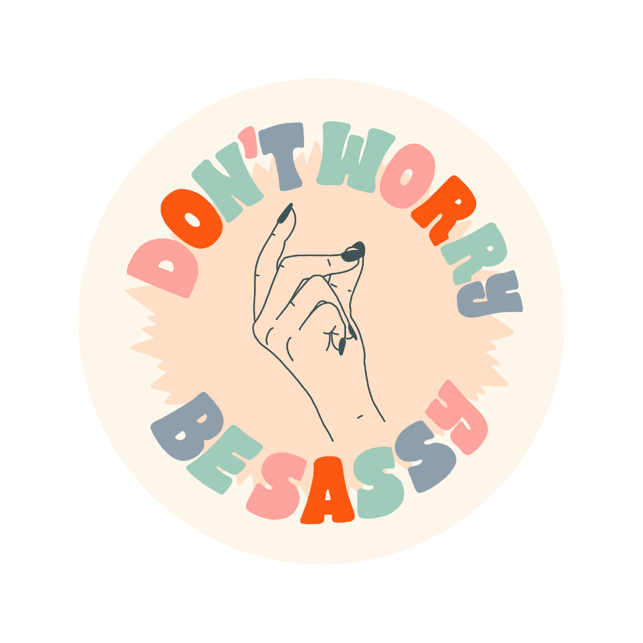 Packaged Single Stickers– Talking Out Of Turn