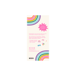 Back side of the bright and bold sticker booklet