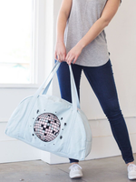 Mutey Fruity Weekender - Cute Tote Bags - Talking Out of Turn Terrazzo|Red