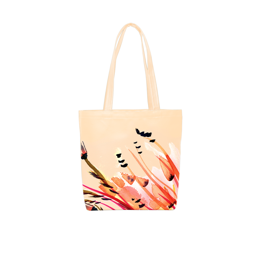 Dream big tote natural top straw
