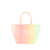 Cute tote bag in a pastel gradient print.
