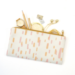 Sundrops All the Things is a cute pencil pouch and can hold a watch, pencils, ear buds, a compact, and more!