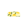 Lemons Jitterbug is a cute pencil pouch with yellow lemons pattern and a blue zipper.