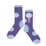 Feet on the ground, head in the clouds socks