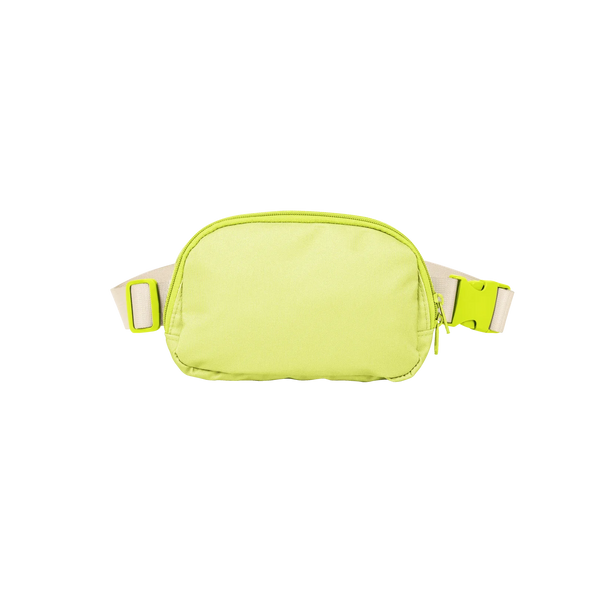Neon green belt bag sales