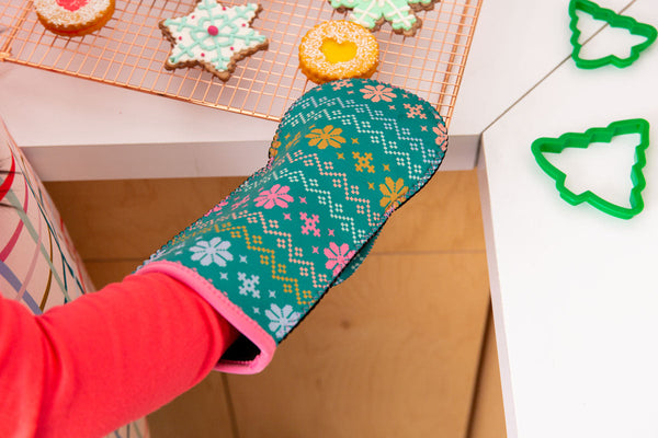 Holiday Oven Mitts - Talking Out Of Turn