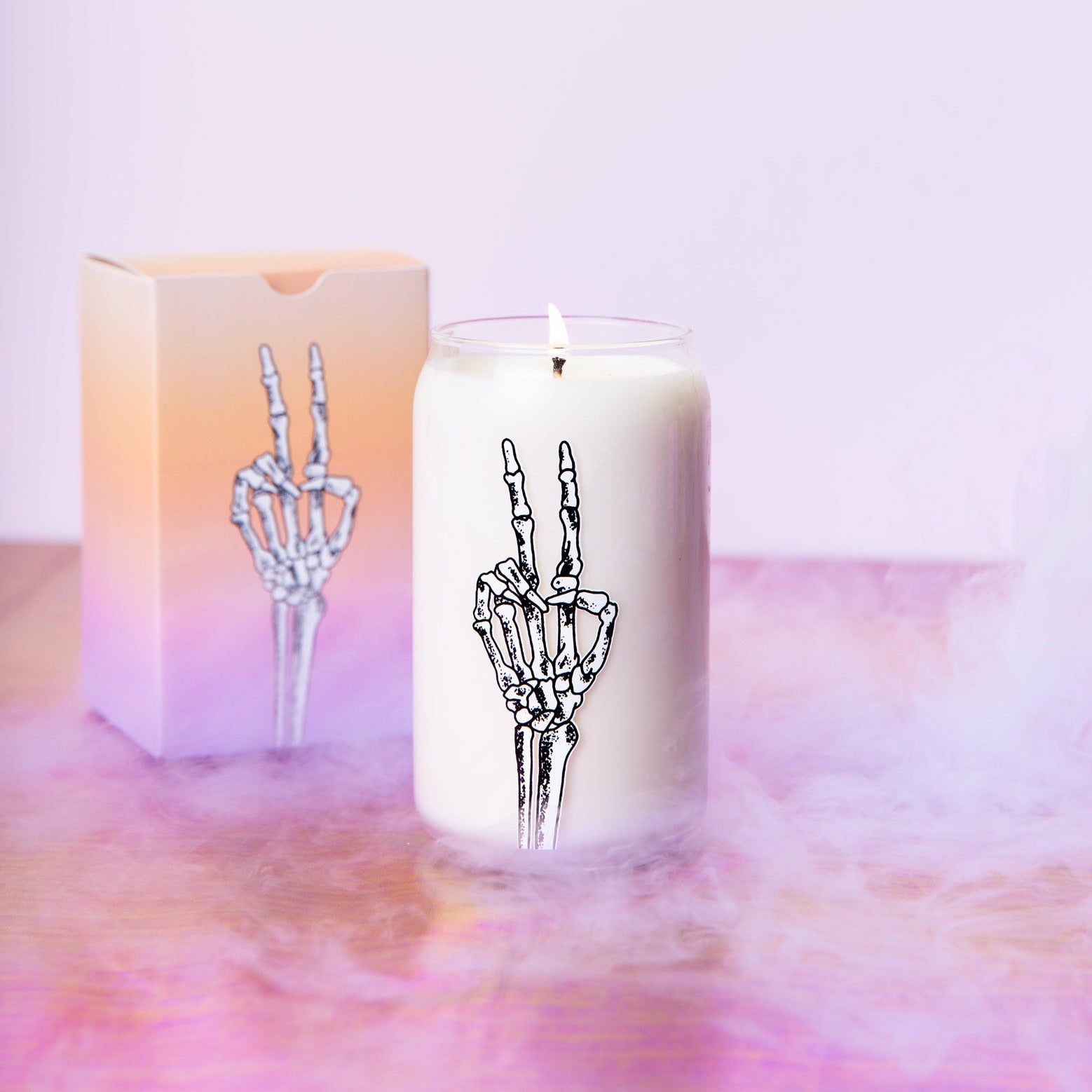 Halloween Candle Can Glass Talking Out Of Turn