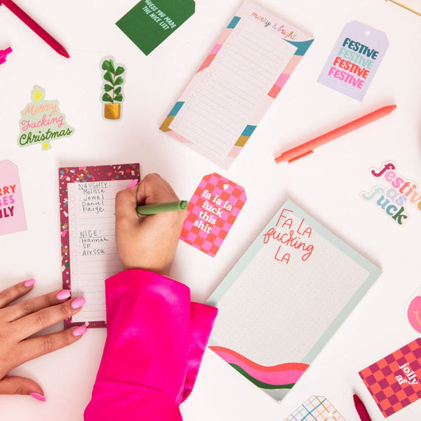 Holiday Tearaway Notepads - Talking Out Of Turn