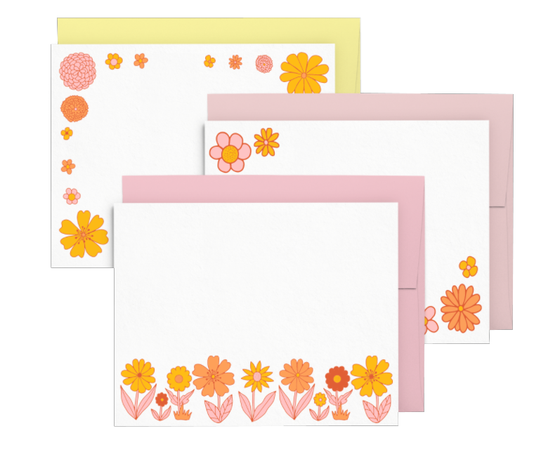 Flower Power Card Set Talking Out Of Turn
