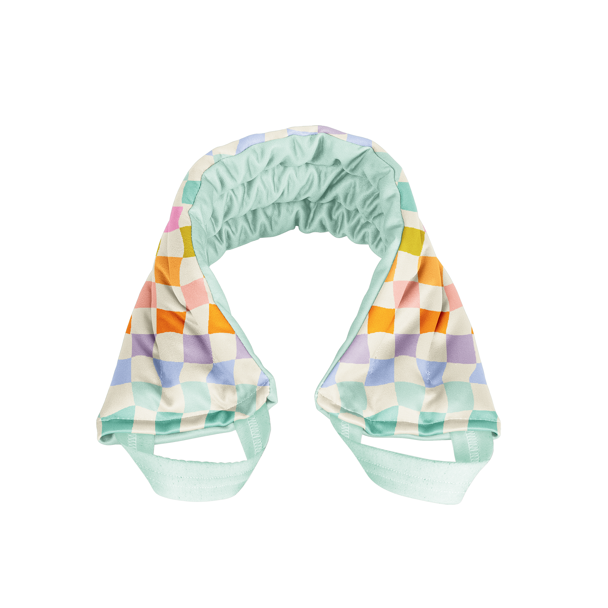 Carnival Checkers Weighted Neck Wrap Talking Out Of Turn