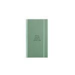 "Bitch, you're doing a good job" teal skinny notebook