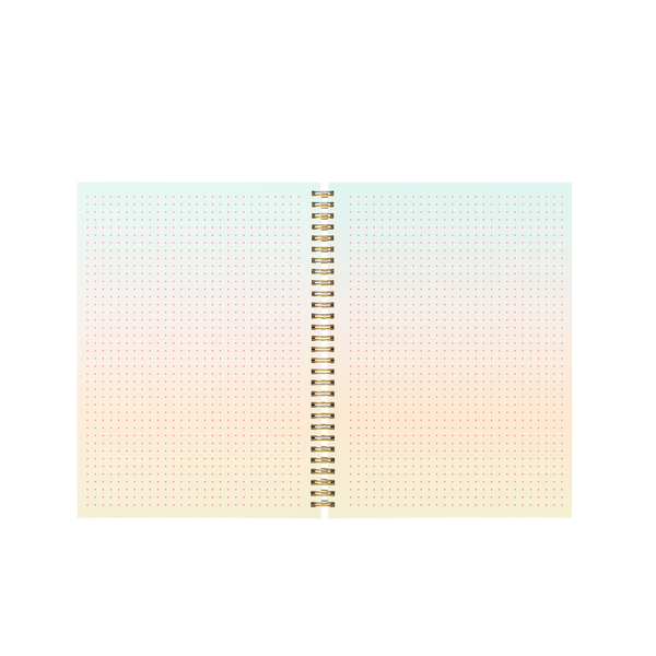 Gradient paper with dots for bullet journaling
