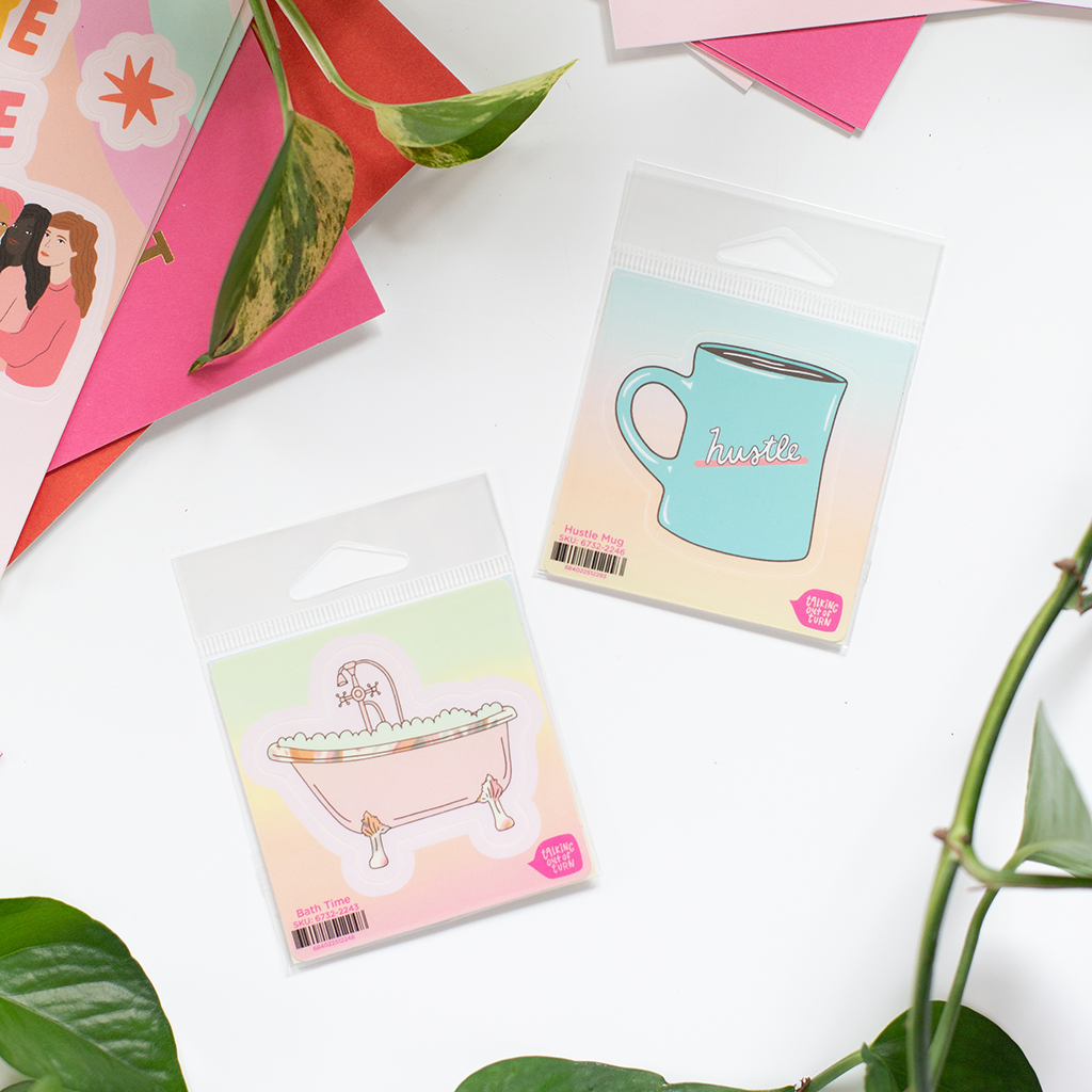 Packaged Single Stickers– Talking Out Of Turn