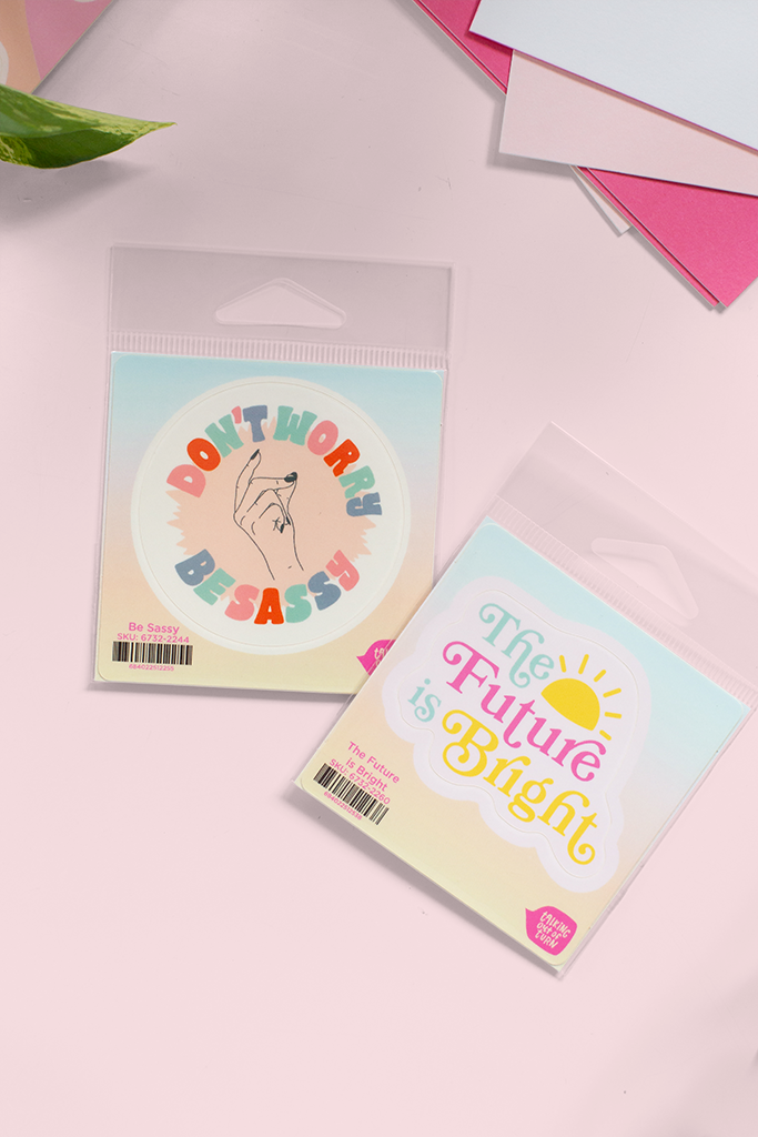 Packaged Single Stickers– Talking Out Of Turn