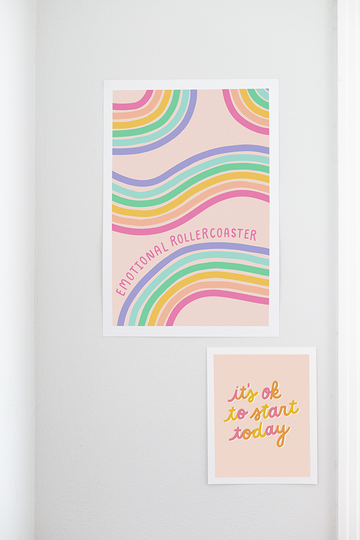 Emotional Roller Coaster Poster - 13x19 – Talking Out Of Turn