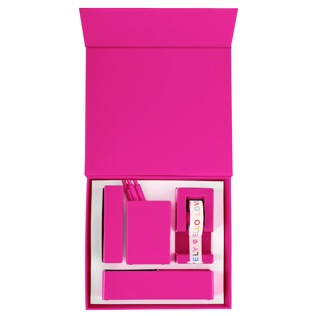 Pink office discount supplies