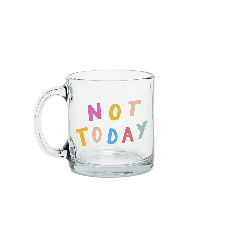 No Coffee No Talkie Mug 12 Oz Coffee Mug Clear Glass Mug Glass Cup 