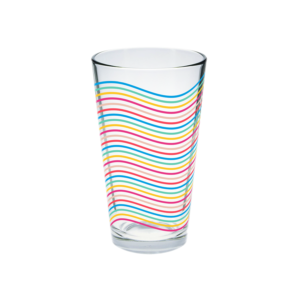 Everyday Fun Pint Glass Set Bar Glasses Talking Out Of Turn