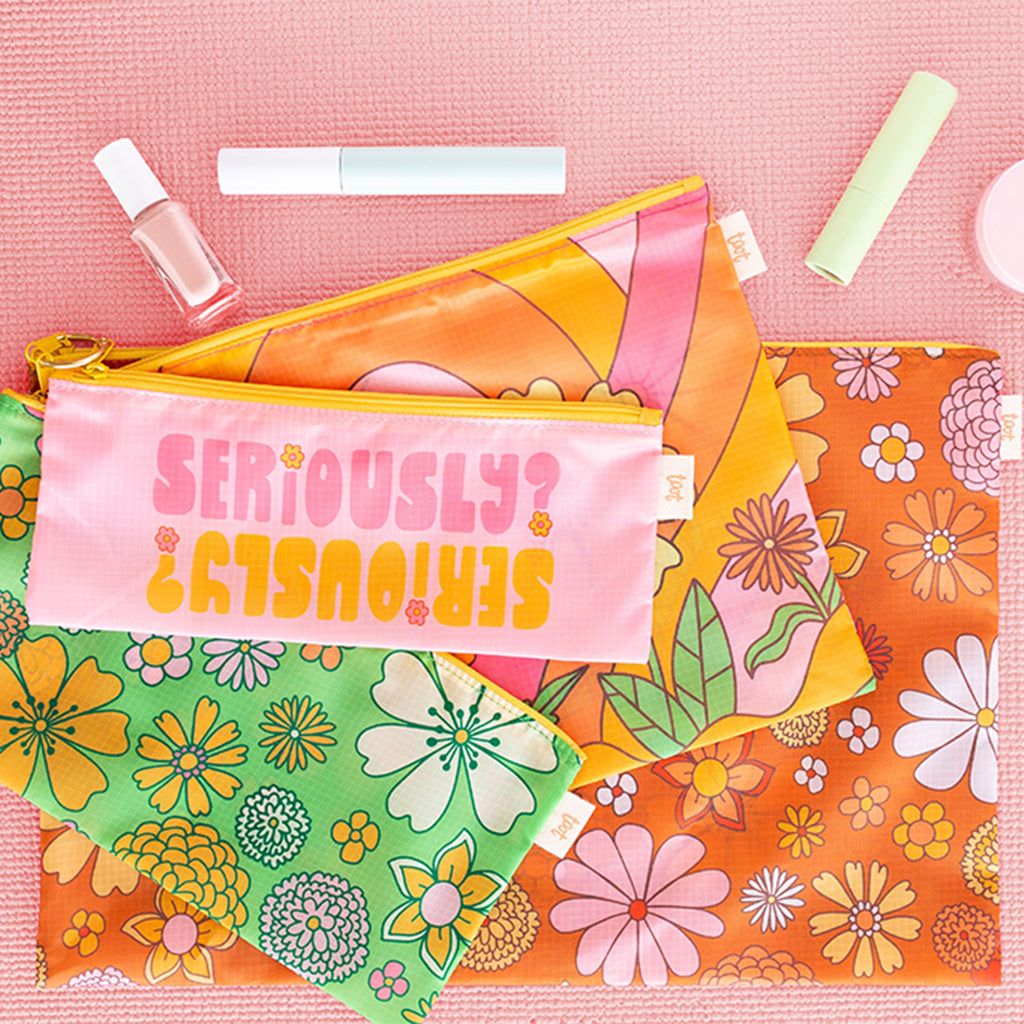 Flower Power Pouch Set