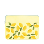 Squeeze the Day Laptop Sleeve is a cute laptop case in yellow with lemons pattern in 13 inch size.