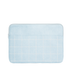 Denim Grid Laptop Sleeve is a cute laptop sleeve in light denim with grid pattern in 13 inch size.