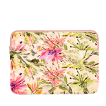 Tropical Mess Laptop Sleeve is a cute laptop case in abstract tropical florals pattern and the 15 inch size.