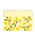 Squeeze the Day Laptop Sleeve is a cute laptop case in yellow with lemons pattern in 15 inch size.