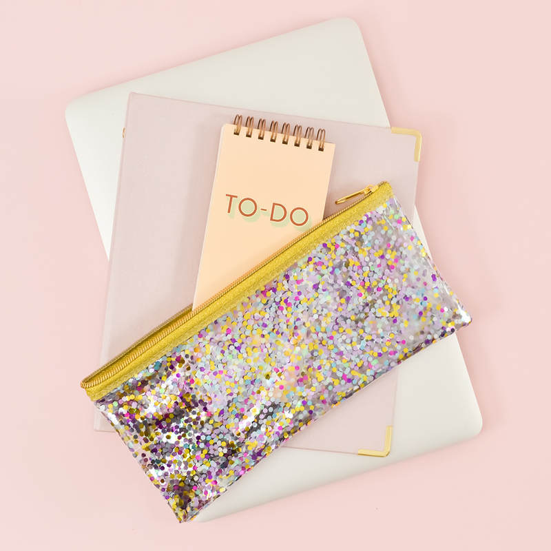 Confetti Pixie - Cute Pencil Pouch - Talking Out of Turn