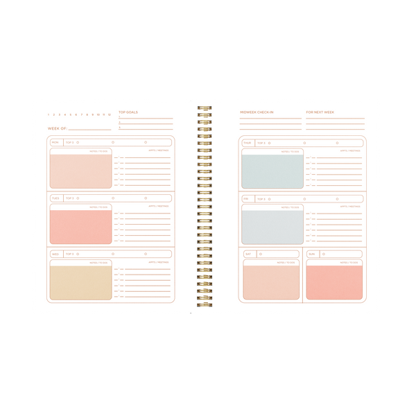 Perpetual Planner - Color Block - Talking Out Of Turn