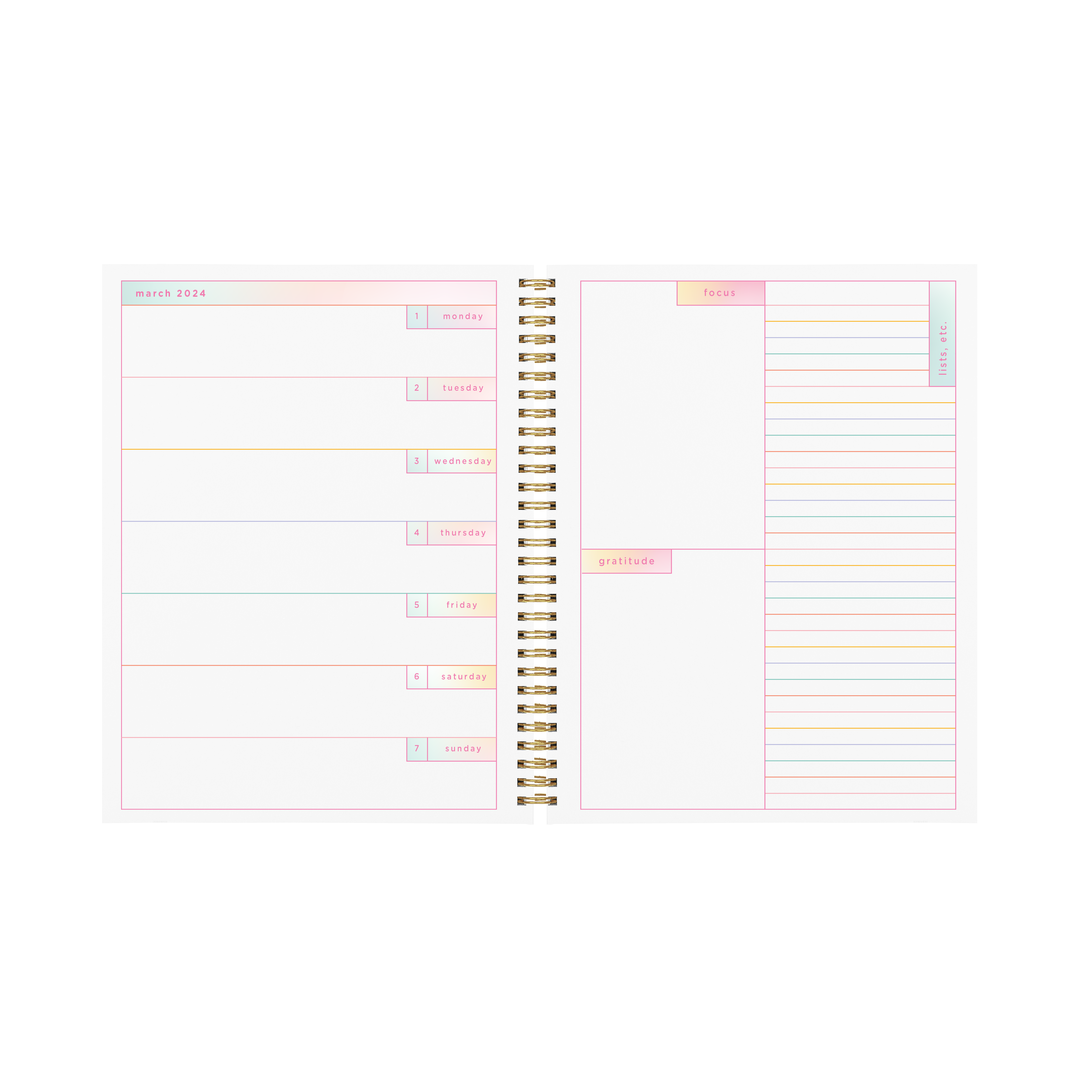 2324 Dated Academic Planners Talking Out Of Turn