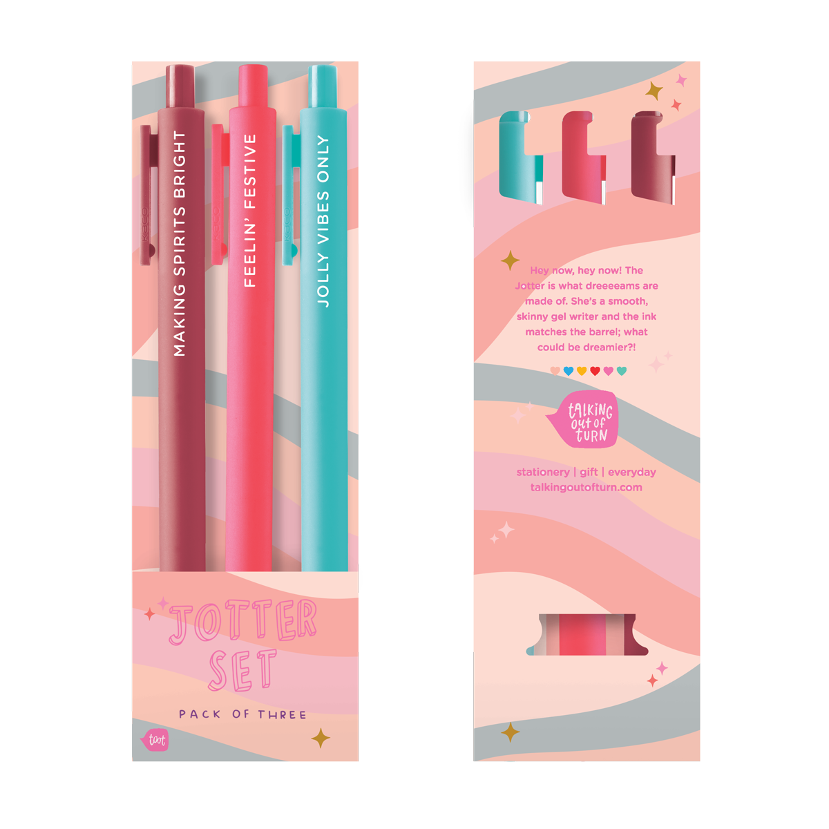 Holiday Jotter Sets - Talking Out Of Turn