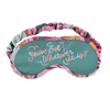 Sleep mask with floral print and 