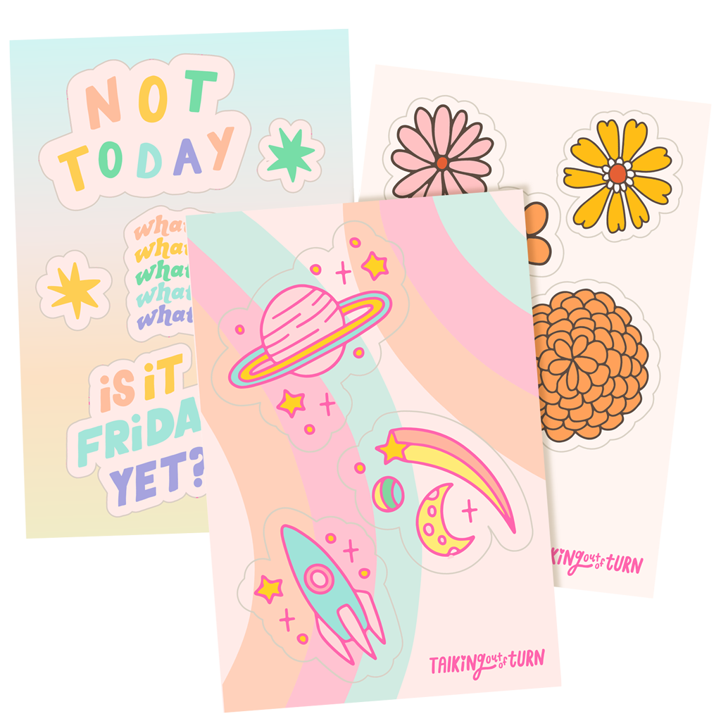 Talken Sticker Stickers– Talking Out Of Turn