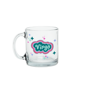 Astrology Clear Glass Mug - Virgo
