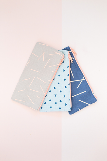 Canvas Pencil Pouches