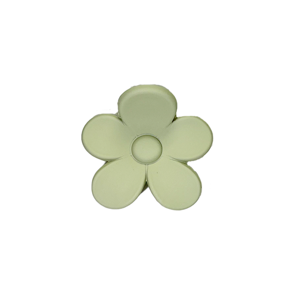 Green flower clip deals