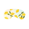 a weighted eye mask with yellow lemons