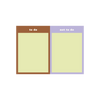 Pastel green tearaway notepad with 