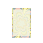Kaleidoscope pastel color floral tearaway notepad 